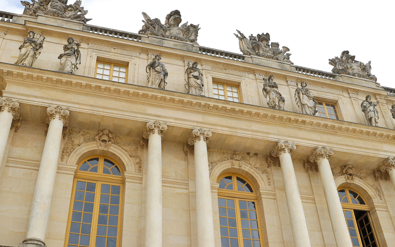 Gold framed windows, Versailles Palace
