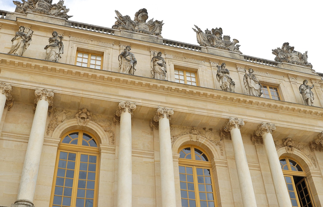 Gold framed windows, Versailles Palace