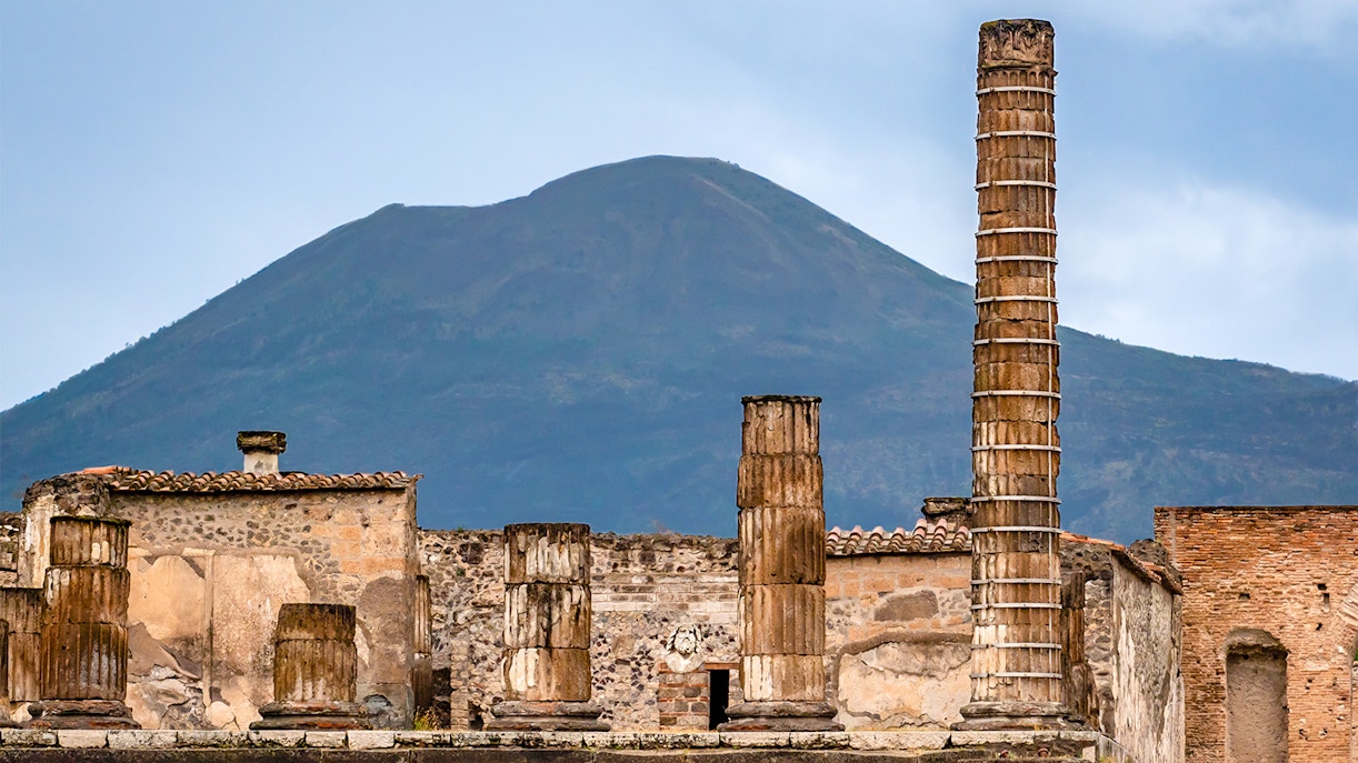 Ruins of Mount Vesuvius Eruption