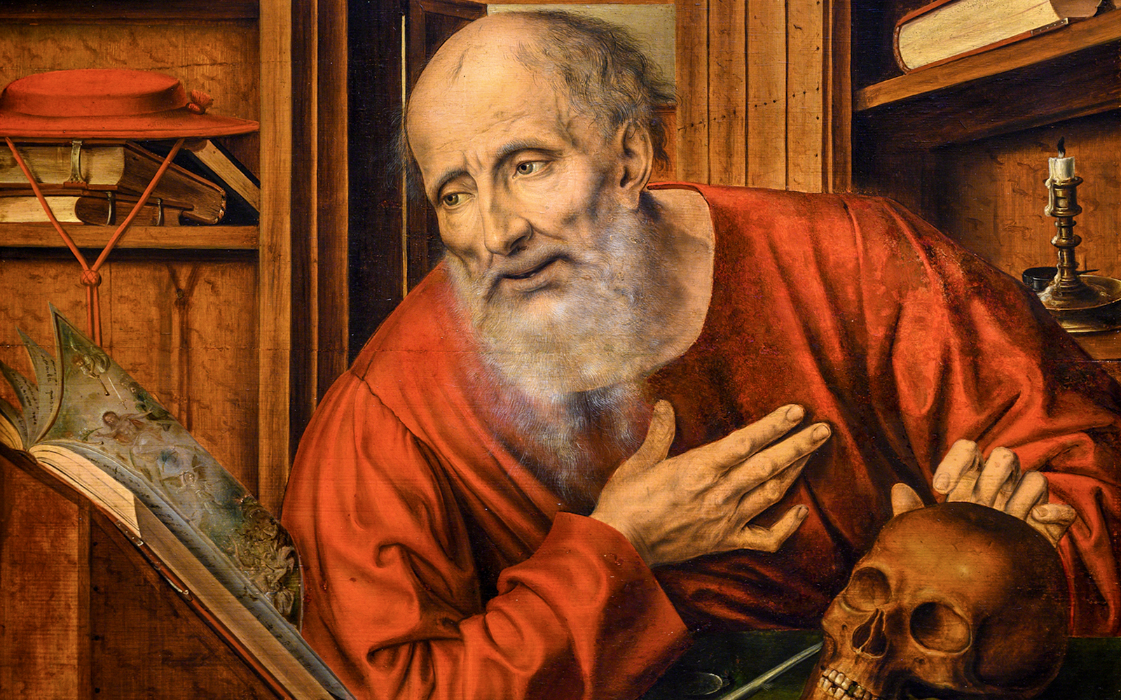 Saint Jerome in the Cell painting at Kunsthistorisches Museum Vienna.