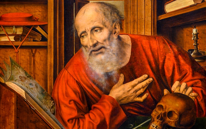 Saint Jerome in the Cell painting at Kunsthistorisches Museum Vienna.