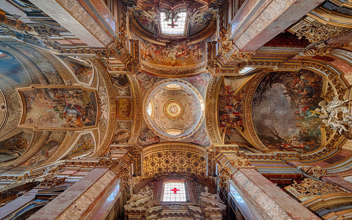 vaulted ceiling in Santa Maria Maddalena