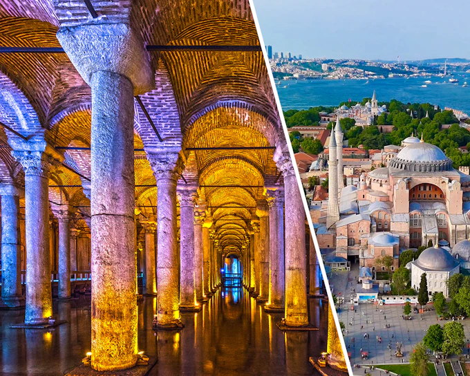 Combo: Hagia Sophia + Basilica Cistern Skip-the-Line Tickets with Audio Guide