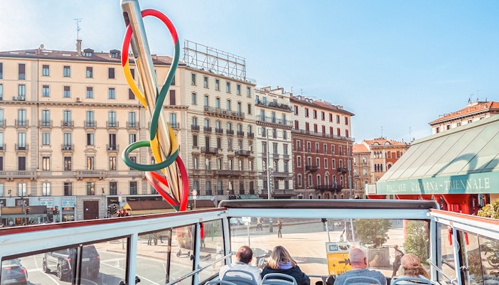 people on the bus in milan