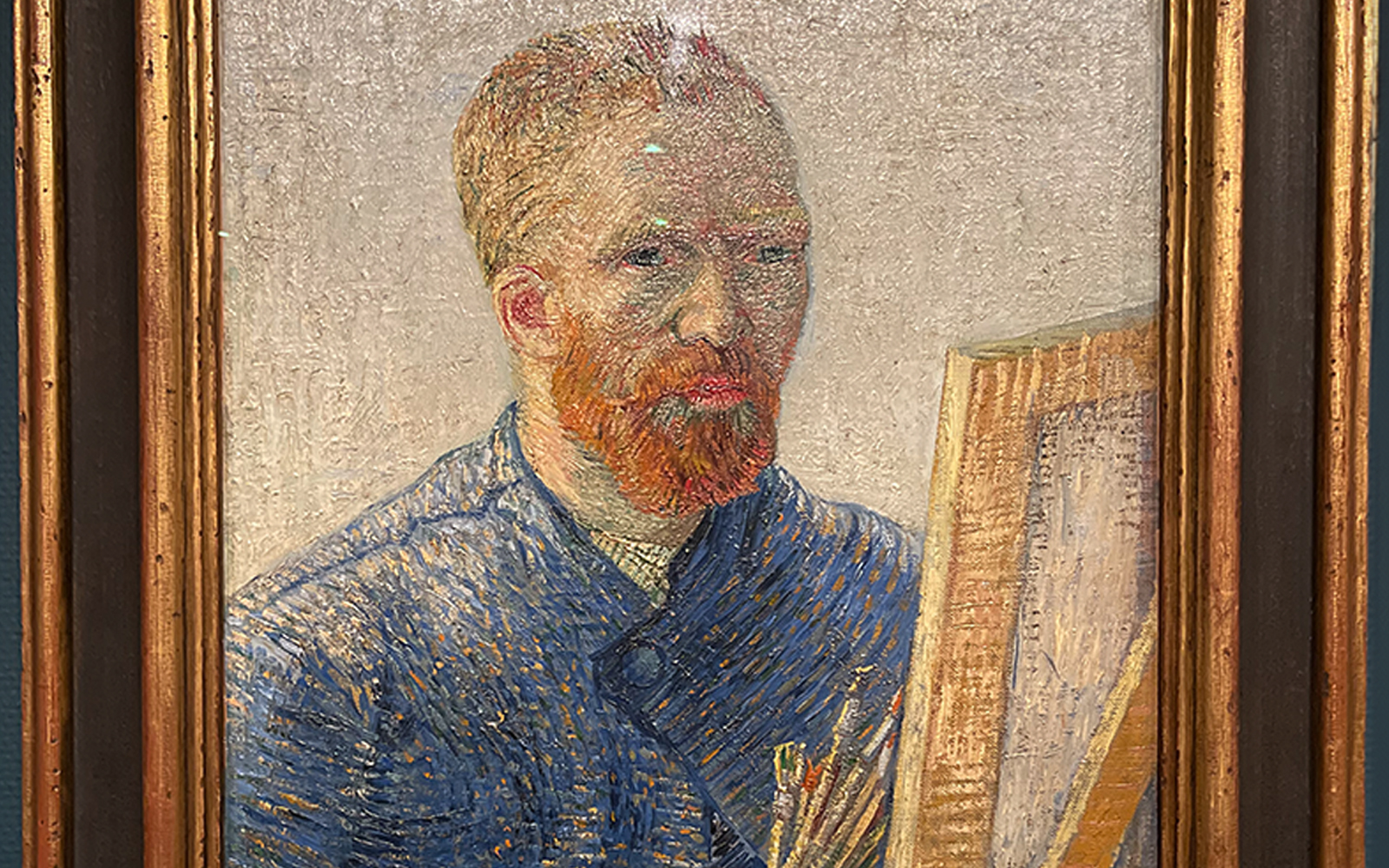 Van Gogh's Self-Portrait as a Painter at the Van Gogh Museum