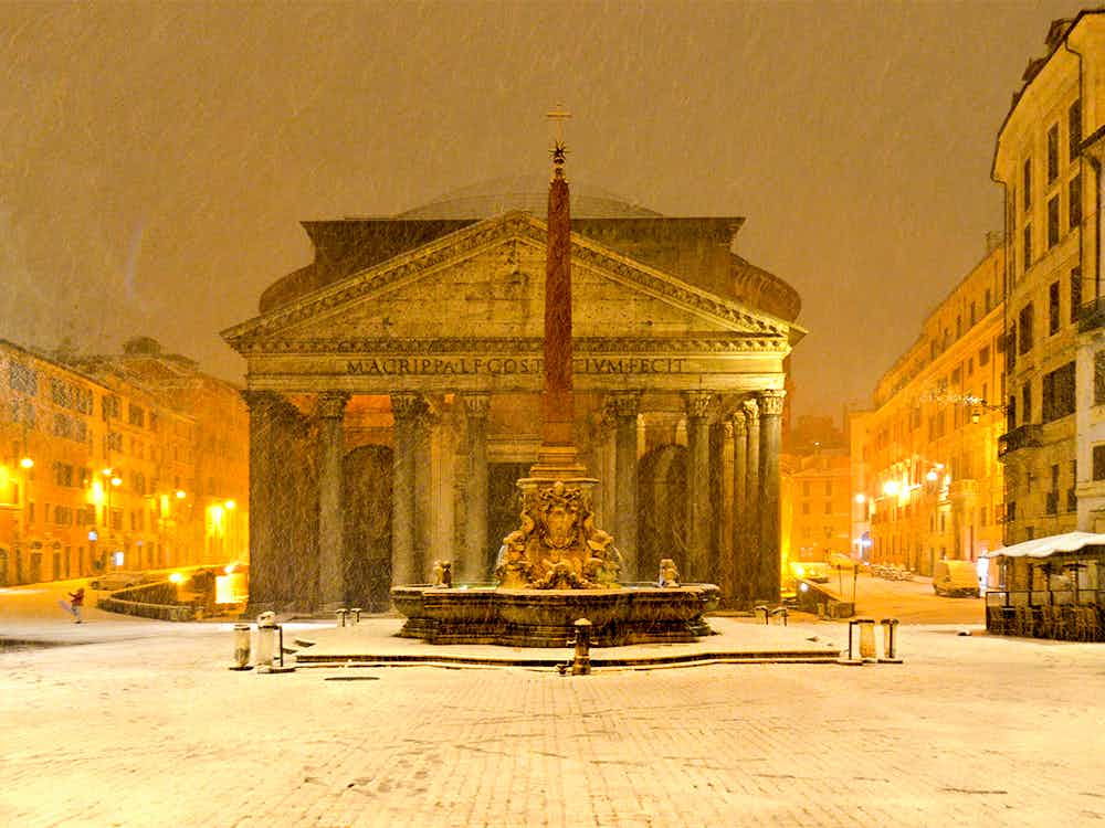 rome in winter