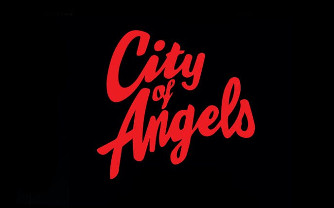 City of Angels" text in red on a black background.