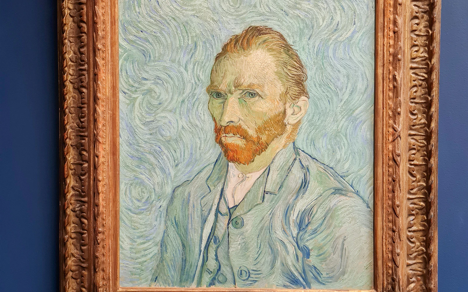 Van Gogh self-portrait at Musée d'Orsay, Paris.