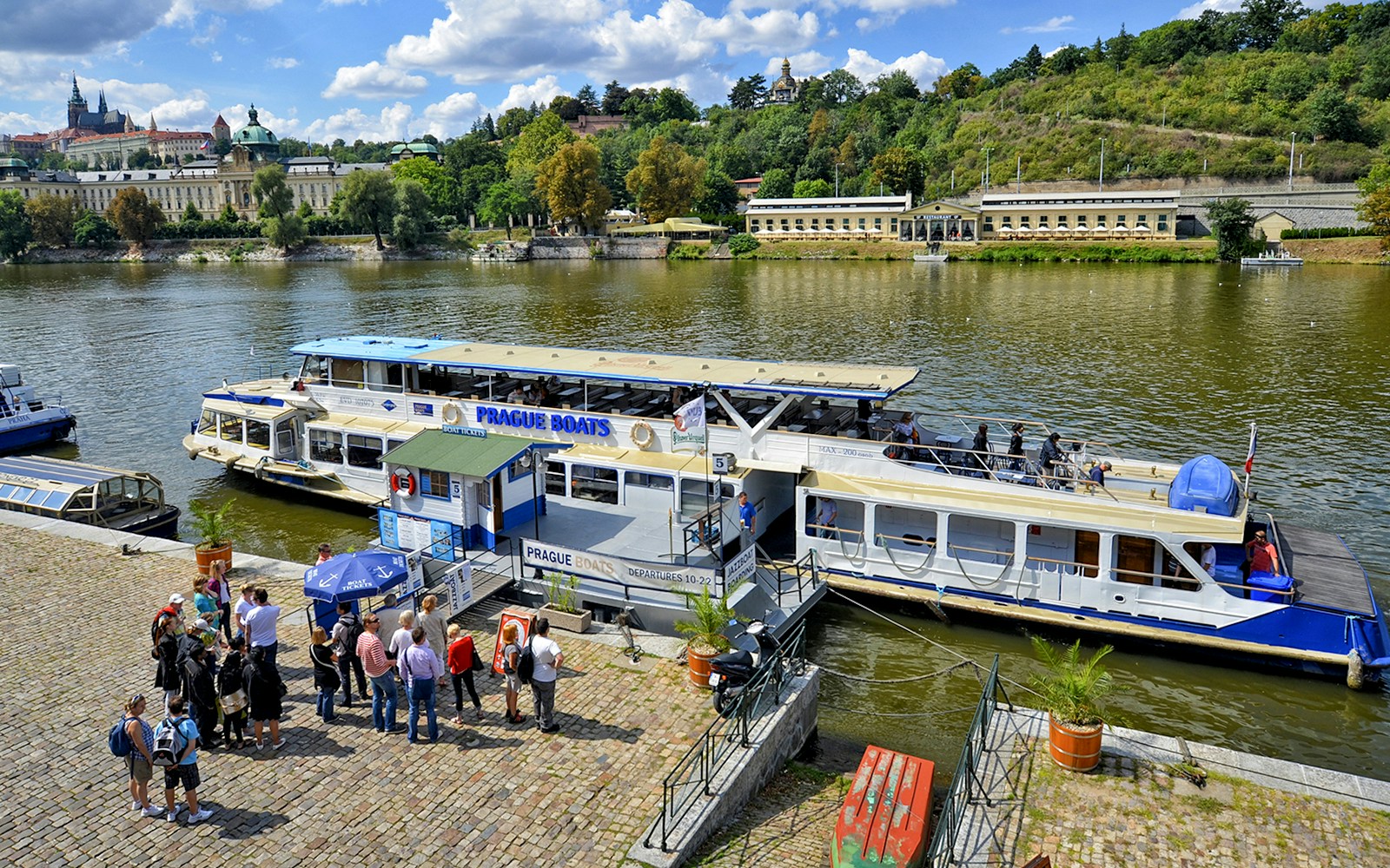 View of Vltava River Sightseeing Cruise