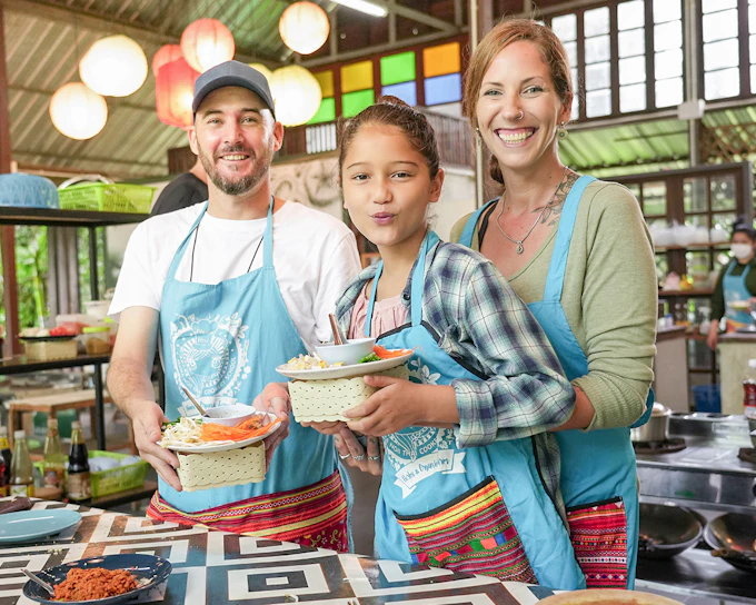 Half-Day Guided Thai Cooking Class at Mama Noi Cookery School (Product 23521)