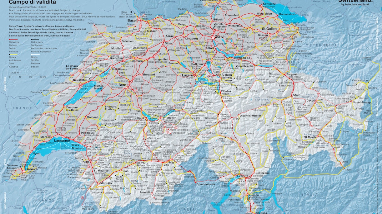 Carte du Swiss Travel Pass