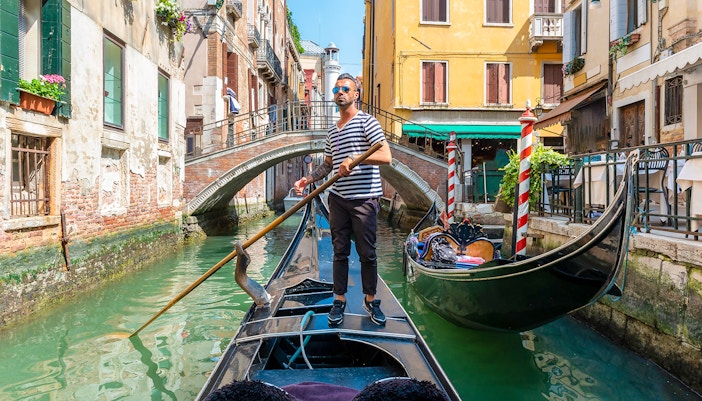 Gondelvaart Venetië