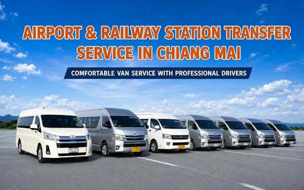 Chiang Mai Private One-Way Transfer: To or From Airport, Railway Station, or City Hotel