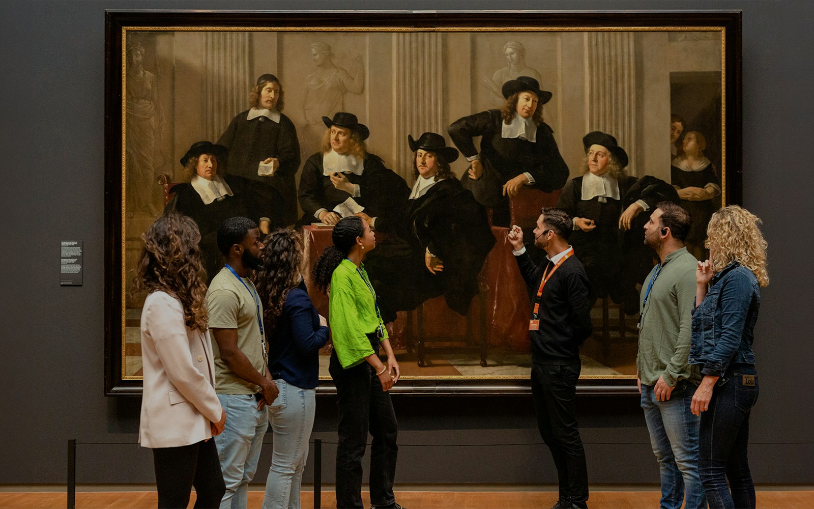'Militia Company of District VIII under the Command of Captain Roelof Bicker' by Bartholomeus van der Helst at Rijksmuseum, Amsterdam
