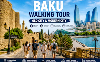 vandretur i baku: gamlebyen og det moderne baku-2