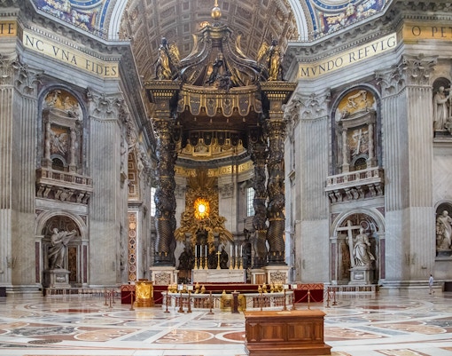St. Peter's Basilica showcasing the stunning architecture and historical significance of the location