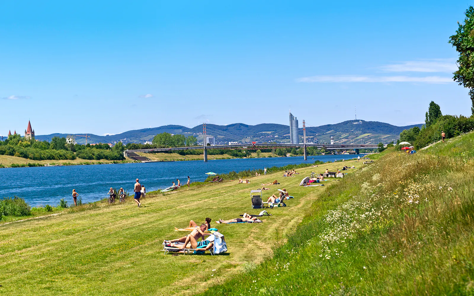 Wyspa Dunaj / Donauinsel