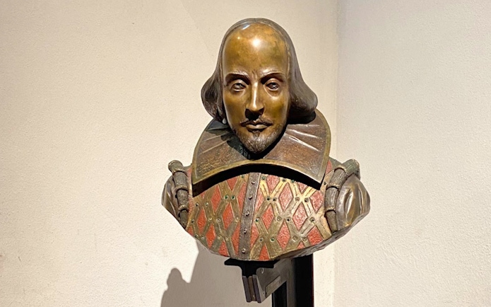 Bust of William Shakespeare at Juliet’s House, Verona.