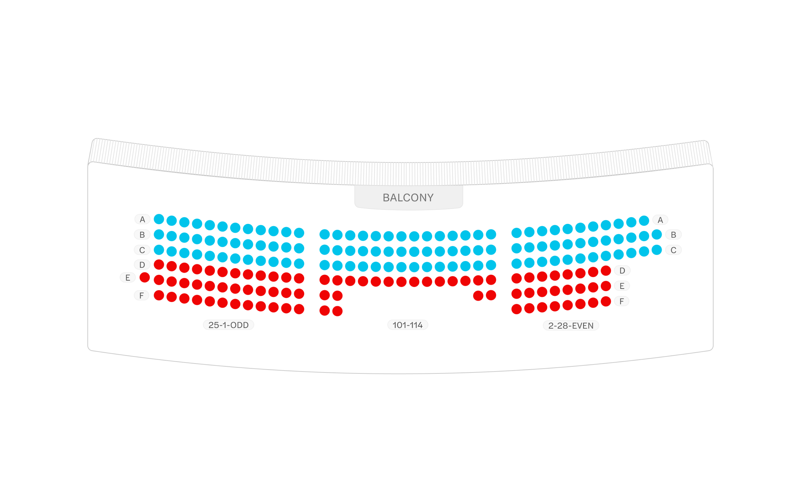 Broadway Theater Seating Chart Balcony
