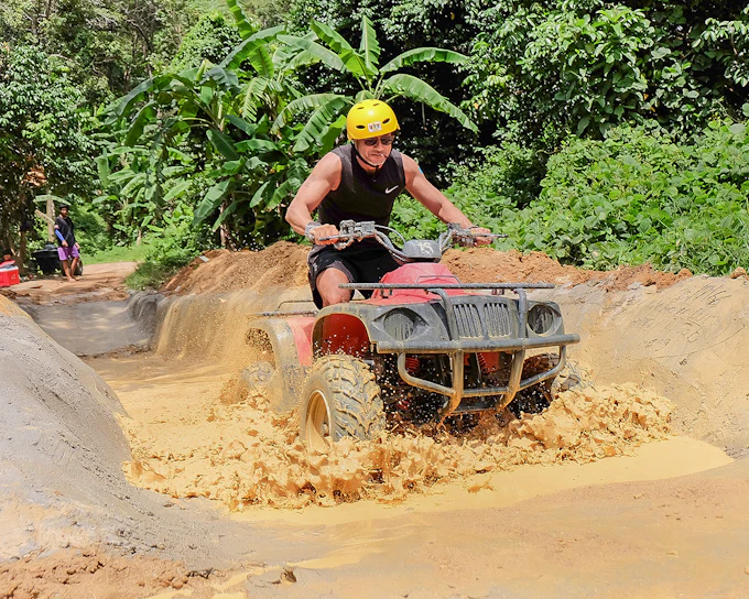 From Phuket: ATV Jungle Adventure with Roundtrip Hotel Transfers