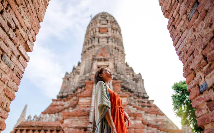 fra bangkok: liten gruppetur til ayutthaya historiske park og apetempelet i lopburi-1