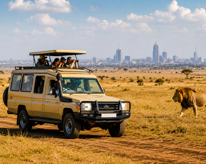 Nairobi National Park Guided Game Drive with Hotel Pickup (Product 56690)