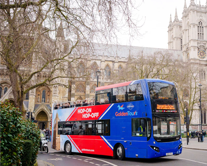 Golden Tours: London Hop-on Hop-off Bus Tour with Optional Thames River Cruise