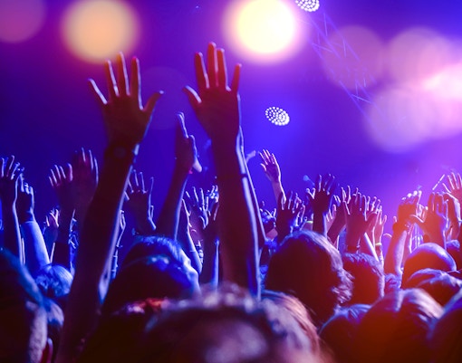 Audience enjoying live music at a jazz club in Paris.