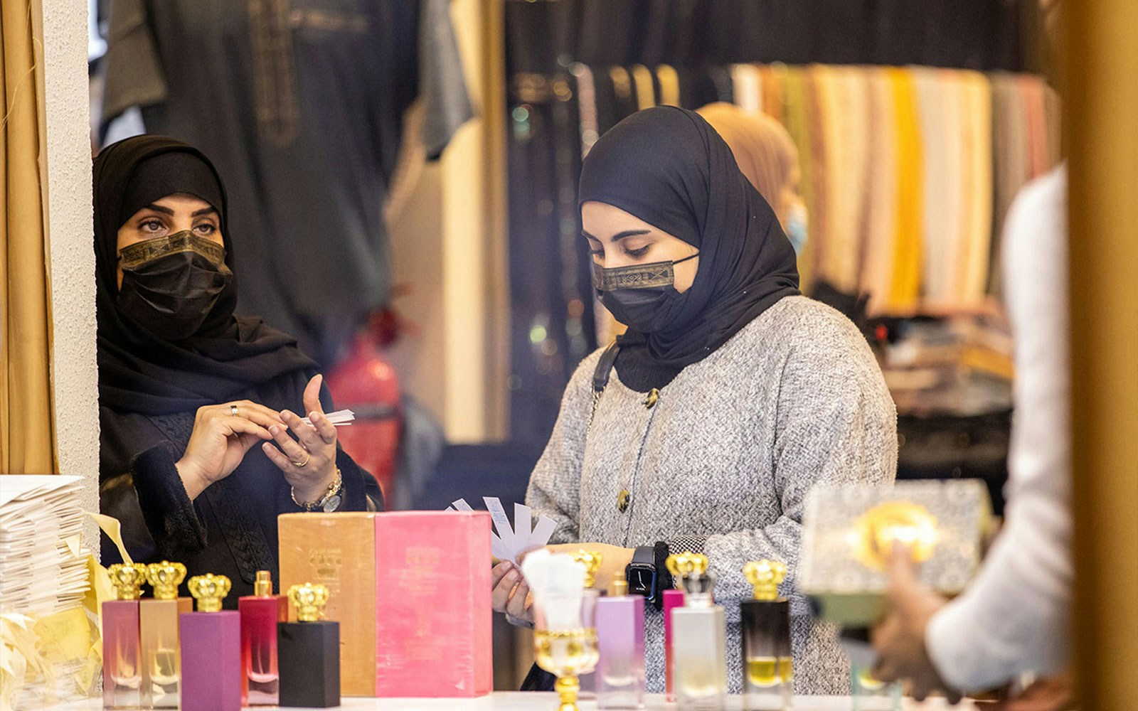 Shopping at Global village