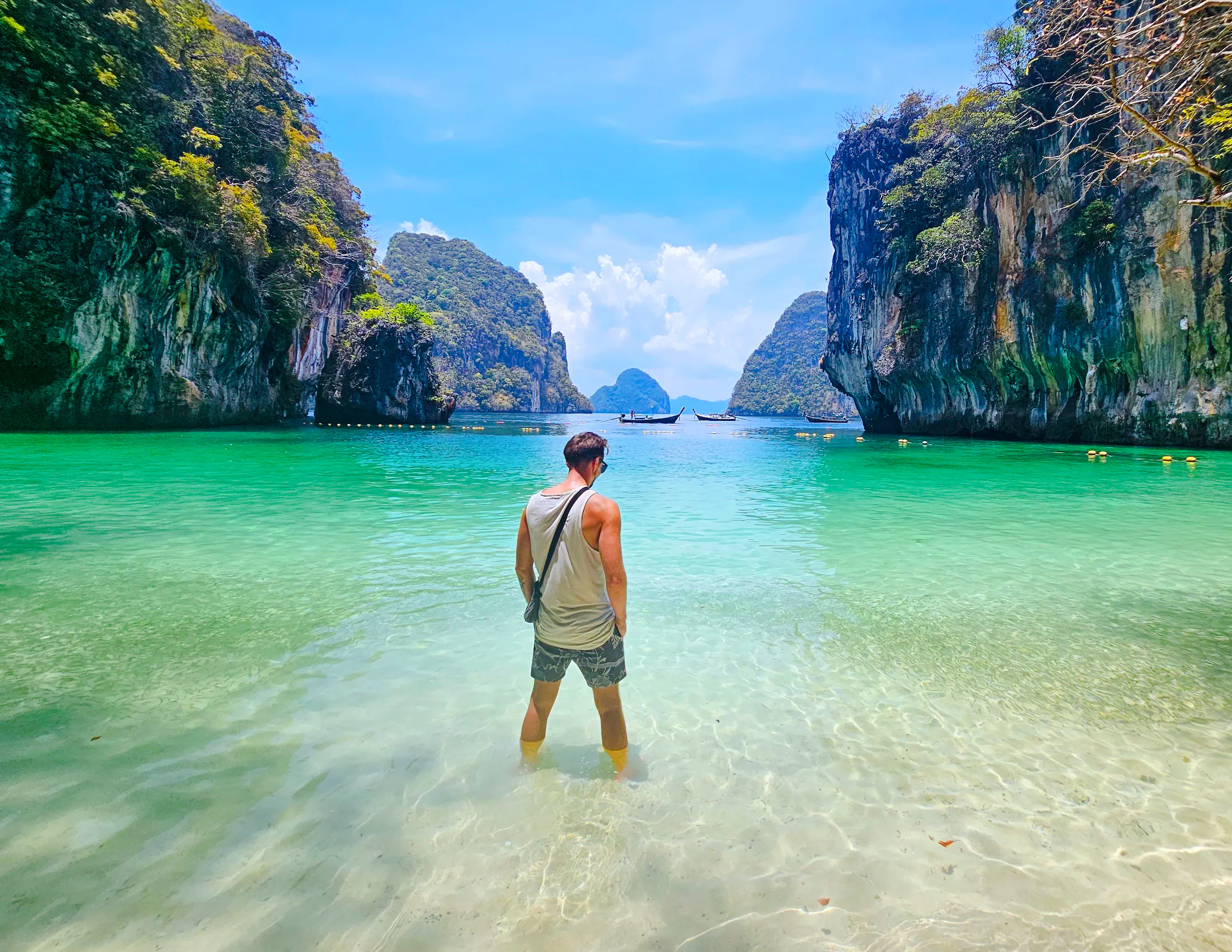 From Railay: Private Longtail Boat Island-Hopping Tour
