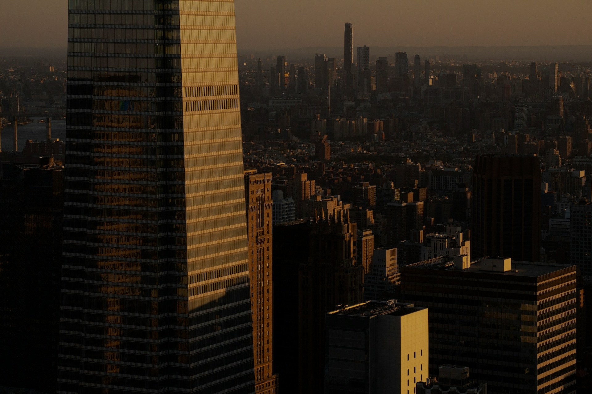 one world observatory nueva york atardecer