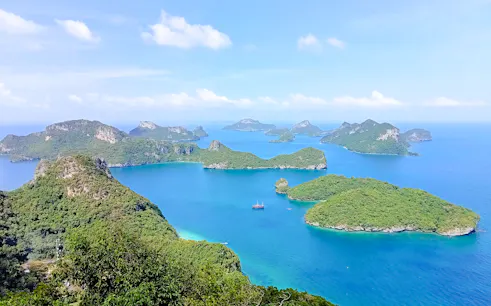 from ko samui: ang thong national marine park speedboat tour with kayaking-1