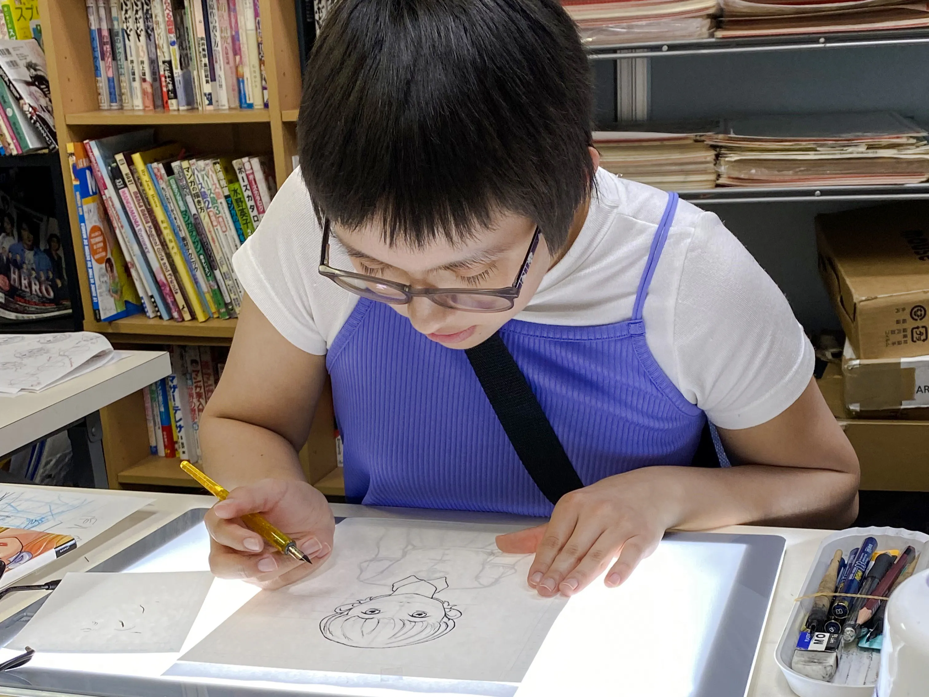 tegneverksted for manga og anime i tokyo med profesjonell kunstner-1