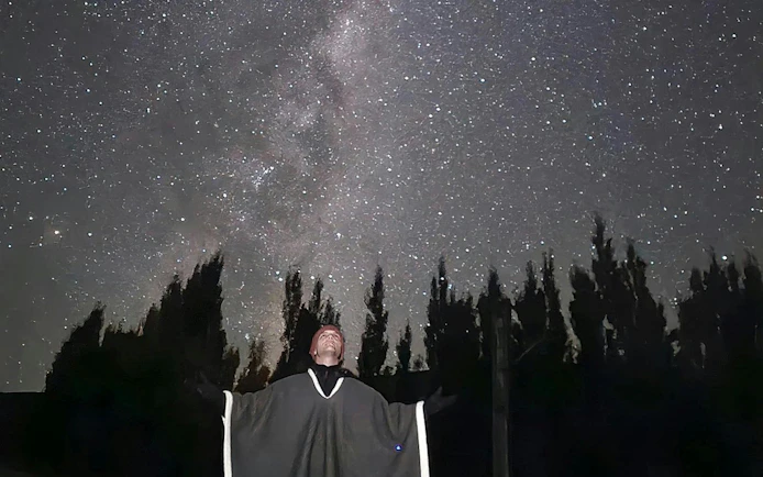 Stargazing under the Milky Way in Calafate, Argentina.