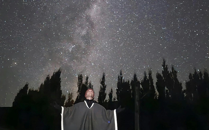 Stargazing under the Milky Way in Calafate, Argentina.