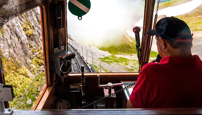 Inside the world’s steepest cogwheel railway