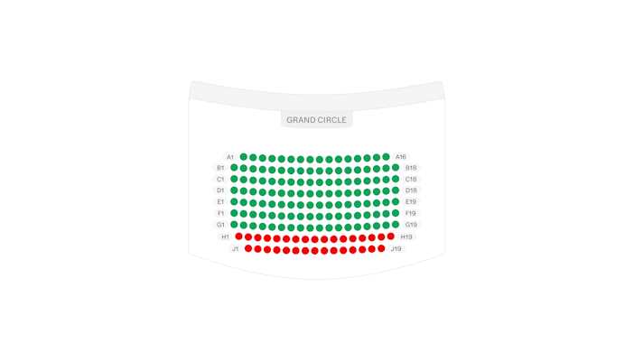 Vaudeville Theatre seating plan image