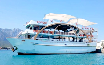 antalya mega yacht cruise to kemer coast with lunch and hotel transfers-6