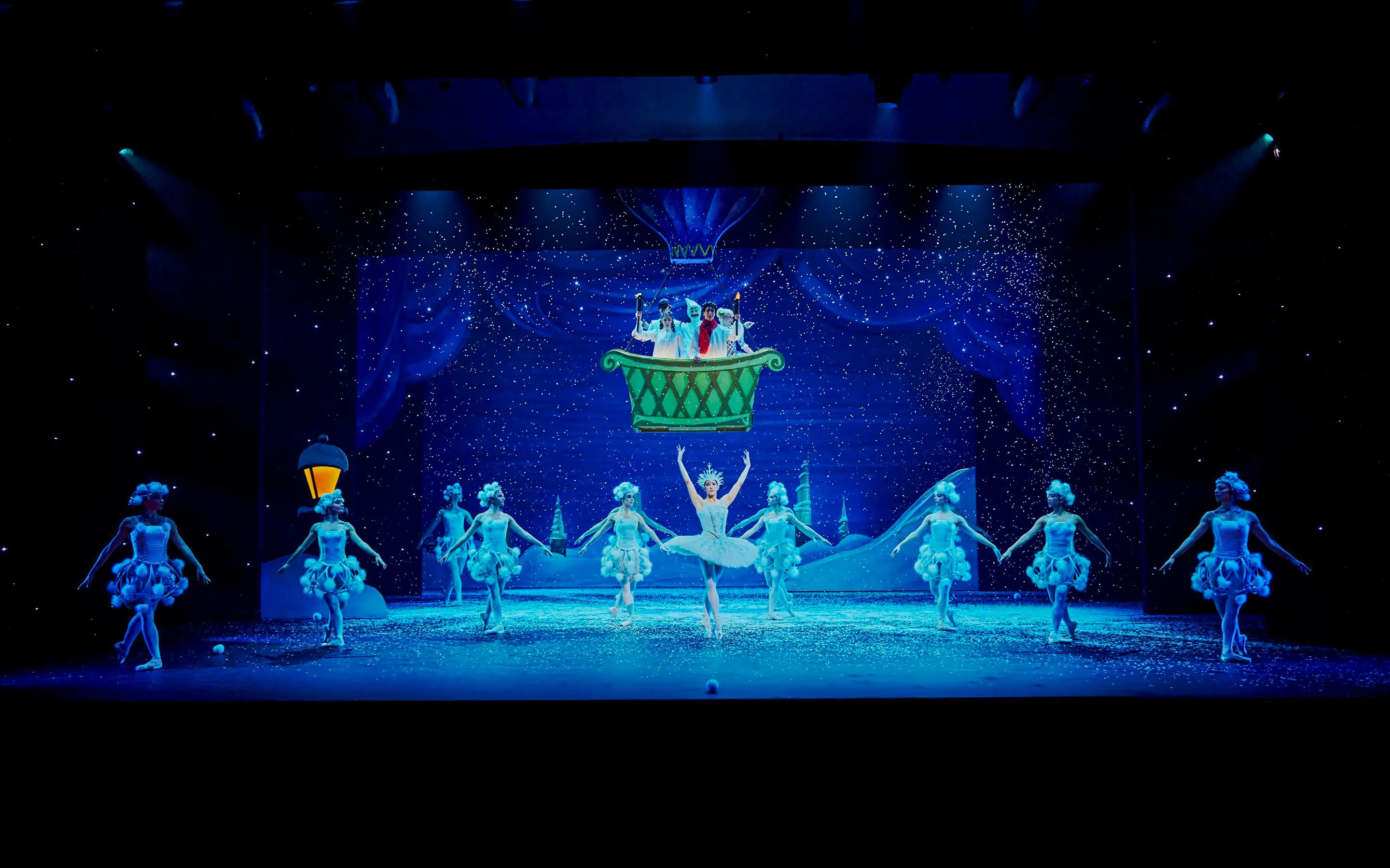 Ballet dancers performing The Nutcracker at Tivoli Gardens, Copenhagen.