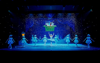 Ballet dancers performing The Nutcracker at Tivoli Gardens, Copenhagen.