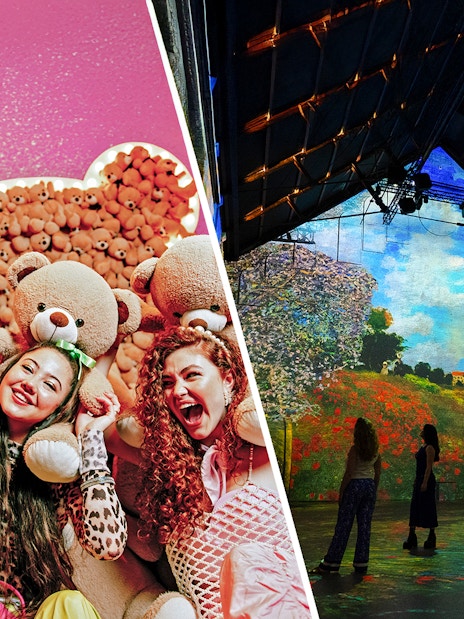 Guests enjoying interactive exhibits at the WONDR Experience in Amsterdam.