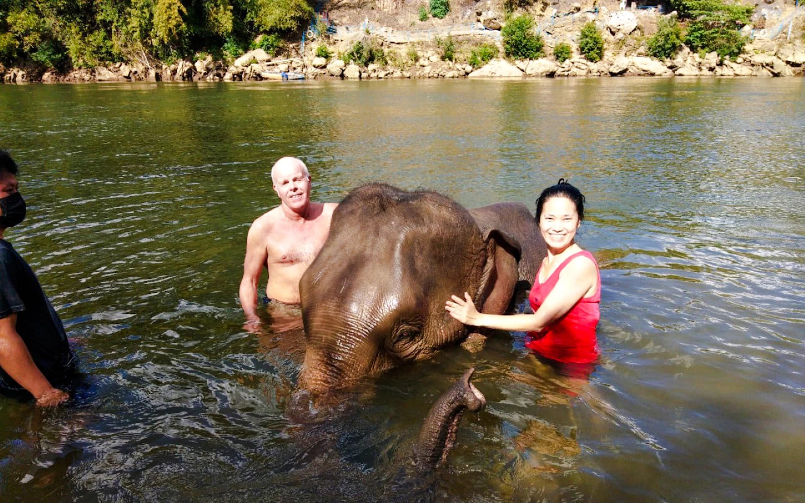 From Bangkok: Erawan Waterfall and Ethical Elephant Sanctuary Private Tour (Product 55173)
