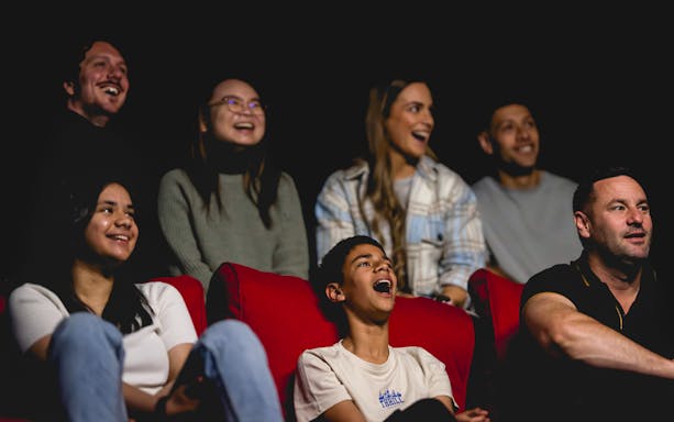 Audience enjoying the Dark Sky Indoor Cultural Astronomy Experience.