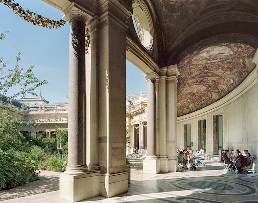 Interior view of the courtyard of Petit Palais