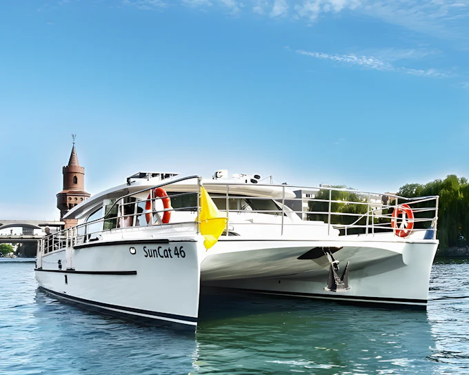 2.5-Hour Berlin Sightseeing Cruise on Eco-friendly Solar Catamaran