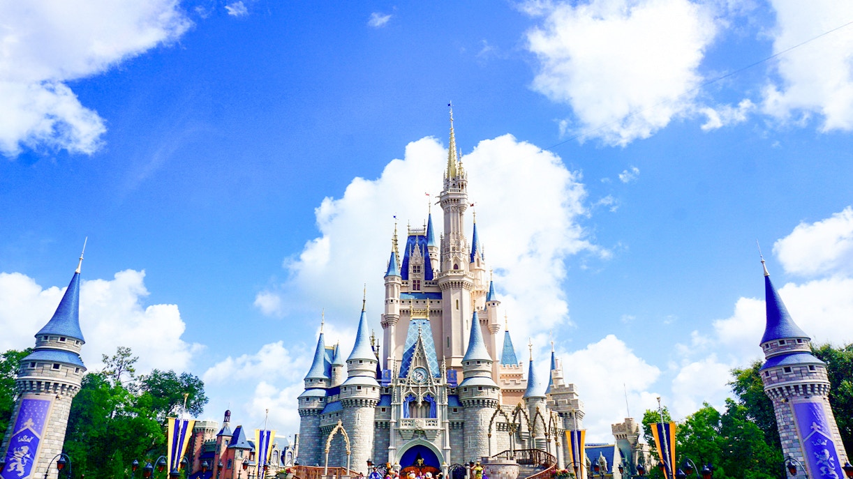 Cinderella Castle at Magic Kingdom, Walt Disney World, Orlando.