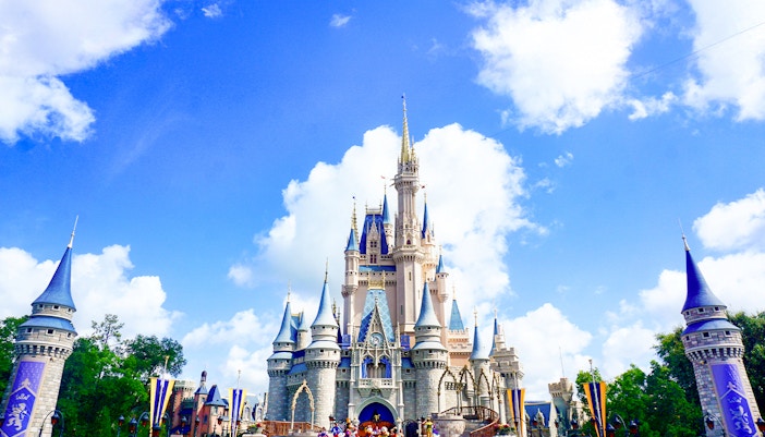 Cinderella Castle at Magic Kingdom, Walt Disney World, Orlando.