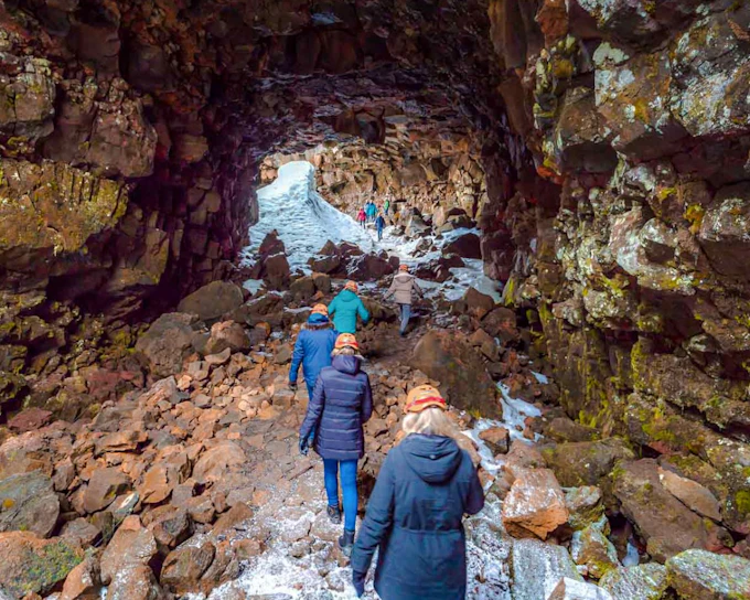 Raufarhólshellir Lava Tunnel Small Group Guided Tour
