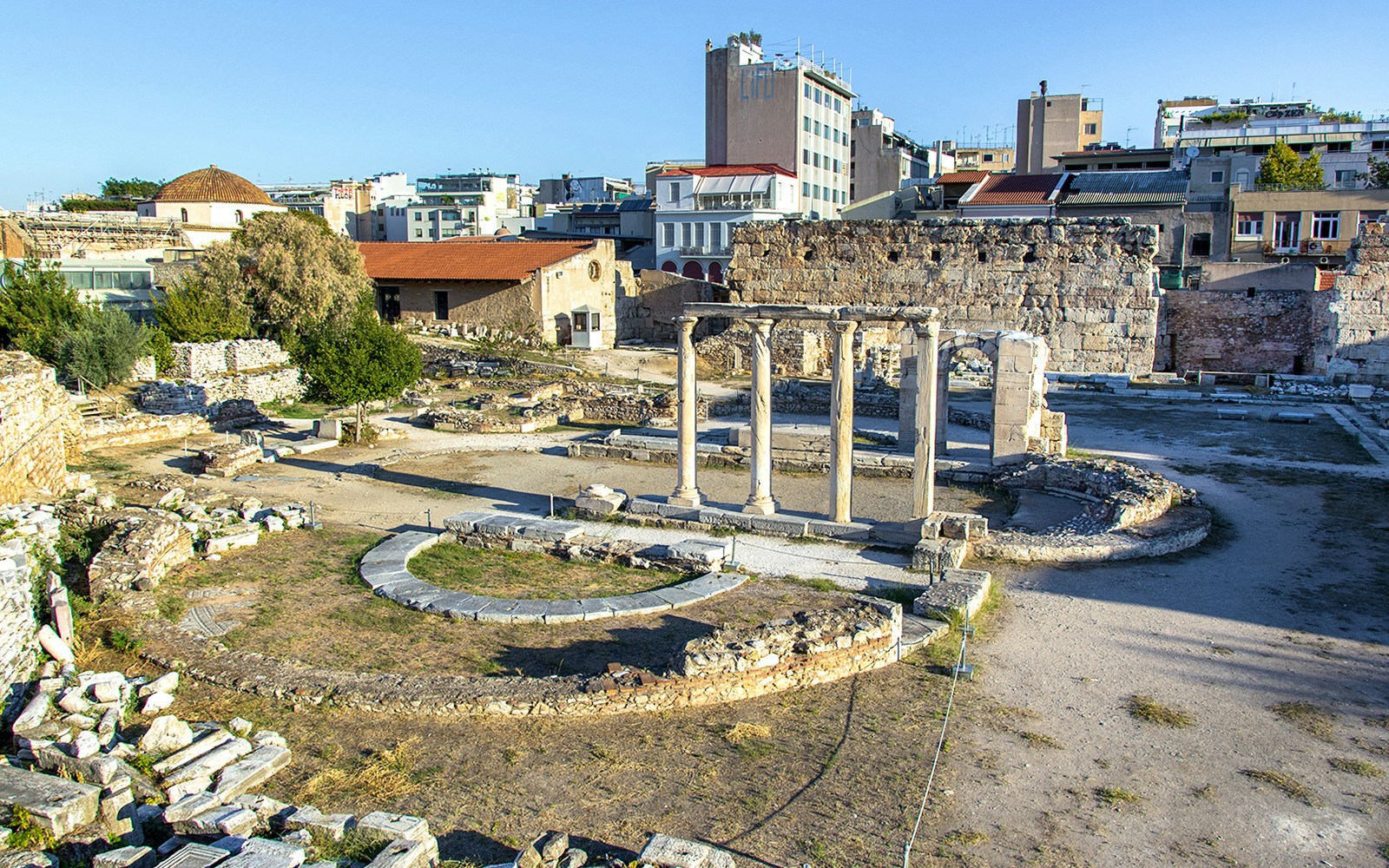 The underground archaeological excavation