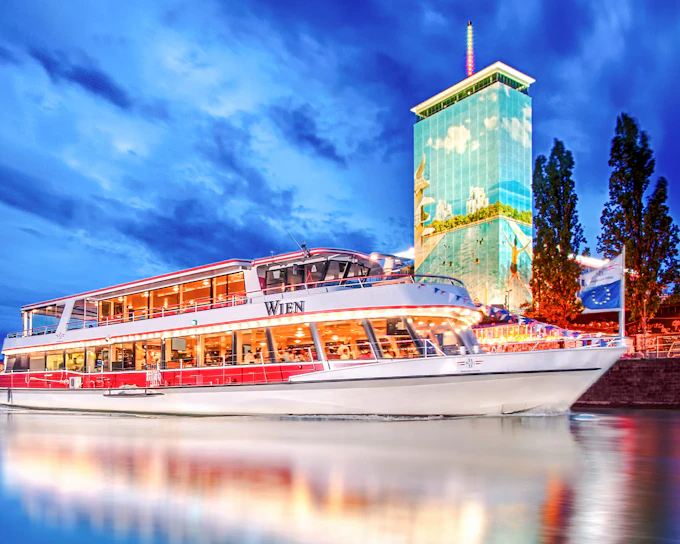 Evening Sightseeing Cruise on Danube River & Canal with Optional Dinner